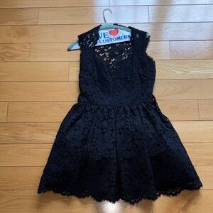 Alexis Elegant Black Lace Dress